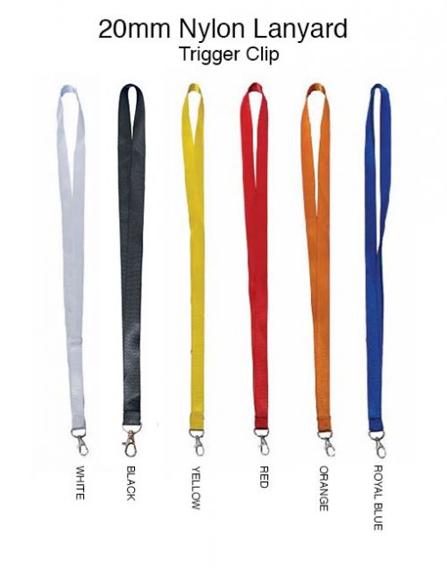 20mm Nylon Lanyard with Trigger Clip - Lanyards Supplier Malaysia