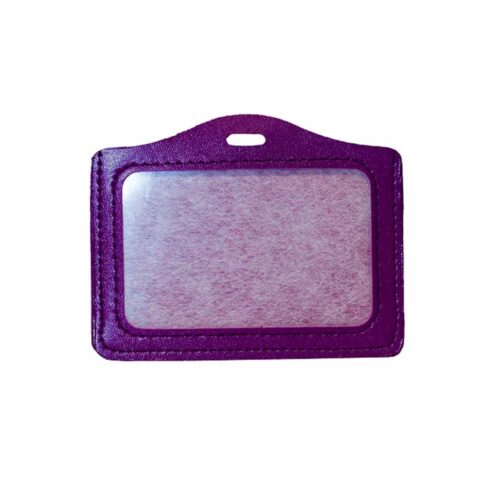 Horizontal-PVC-ID-Card-Holder-Purple