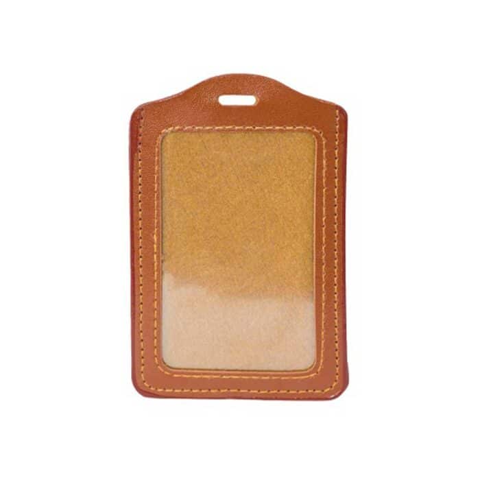 Vertical-PVC-IDCard-Holder-Brown